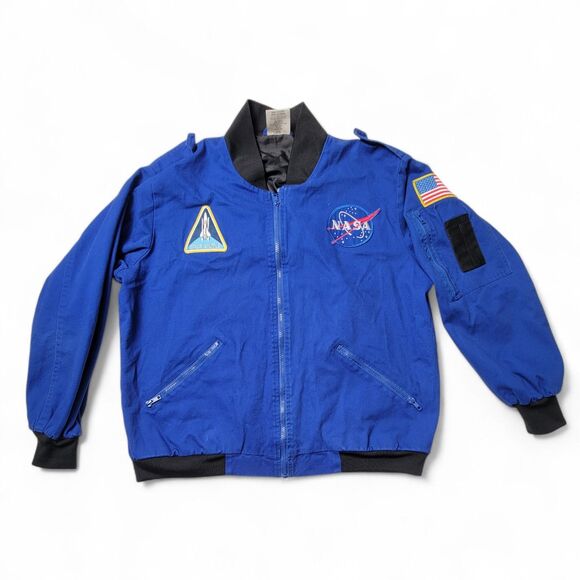 Aeromax Other - Aeromax NASA Jacket Unisex Medium Astronaut Blue Flight Space Shuttle Travel